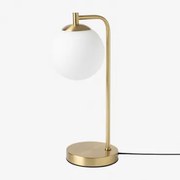 Candeeiro De Mesa Com Bola De Cristal Uvol Dourado - Sklum