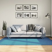 vidaXL Tapete de pelo curto OVIEDO 140x200 cm turquesa