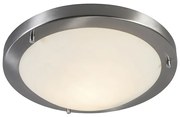 LED Candeeiro de teto inteligente em aço 31 cm com WiFi A60 IP44 - Yuma Moderno