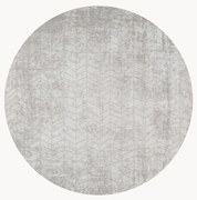 Tapete redondo lavável em jacquard para interior e exterior Jacob's Ladder