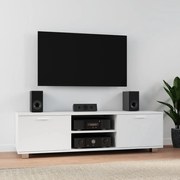 vidaXL Móvel de TV 140x40,5x35 cm derivados de madeira branco