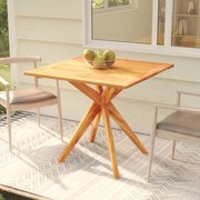 vidaXL Mesa de jardim 85x85x75 cm madeira de acácia maciça