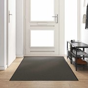 vidaXL Tapete de Entrada Outros Antracite e Preto 120 x 300 cm