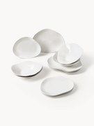 Conjunto de loiça em porcelana com forma orgânica Joana, 4 pessoas, conjunto de 12