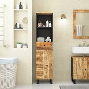 vidaXL Armário de casa de banho 38x33x160 cm mangueira maciça
