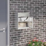 vidaXL Caixa para entrega de pacotes com porta Preto 47.5 x 38 x 59 cm