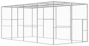 Jaula para gatos 6x3x2,5 m aço galvanizado