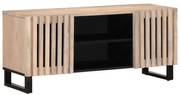vidaXL Móvel de TV 105x34x46 cm madeira de mangueira maciça branco