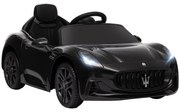 AIYAPLAY Carro elétrico infantil licenciado Maserati Gran Turismo Folgore, 12V com controle remoto, de 3 a 5 anos, preto | Aosom Portugal