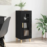 vidaXL Buffet Carvalho Preto 34,5 x 32,5 x 90 cm Madeira processada