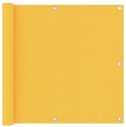 vidaXL Tela de varanda 90x300 cm tecido Oxford amarelo