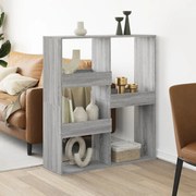 vidaXL divisória 100x33x115 cm derivados de madeira cinzento sonoma