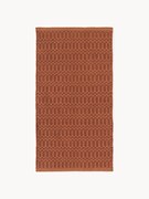 Tapete artesanal para interior e exterior com padrão geométrico Rune