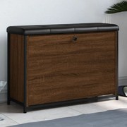 vidaXL Banco sapateira c/ gaveta articulada 82x32x56 carvalho castanho