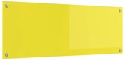 vidaXL Proteção de Cozinha Amarelo 110 x 40 cm vidro temperado
