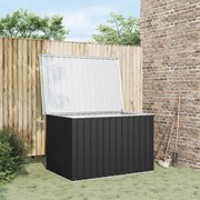 vidaXL Caixa de arrumação para jardim 149x99x93 cm antracite