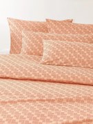 Capa de edredão em percal de algodão com padrão geométrico Inki