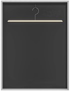 HOMCOM Suporte para Camisola Frame boxe Frame em Alumínio com Revestimento Interno de Feltro 70x90 cm | Aosom Portugal