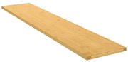 vidaXL Prateleira de parede 100x20x1,5cm bambu