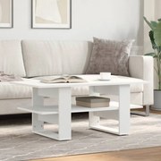 vidaXL Mesa de centro 102x55x42 cm derivados de madeira branco