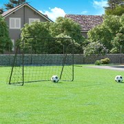 Baliza de futebol para crianças 300 x 120 x 205 cm Preta