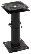 vidaXL Pedestal para banco de barco ajustável giratório a 360° aço