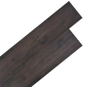 vidaXL Tábuas soalho PVC não-autoadesivo 5,26m² 2mm carv. cinza-escuro