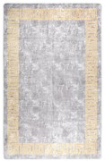 vidaXL Tapete lavável antiderrapante 160x230 cm cinzento