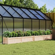 vidaXL Vasos/floreiras de jardim 2 pcs madeira de pinho maciça