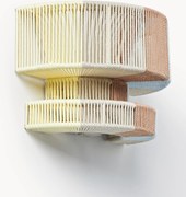 Candeeiro de parede grande em fio de linho Lace