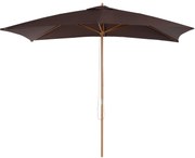 Chapéu de Sol de Jardim com Sistema de Polia Teto Ventilado e Mastro d