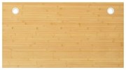 vidaXL Tampo de secretária 110x60x1,5 cm bambu
