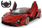 Carro Telecomandado Lamborghini Sián FKP 37 1:14 2,4GHz Portas manuais Vermelho