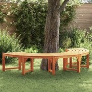 vidaXL Banco de Árvore Natural 160 x 80 x 45cm