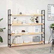 vidaXL Prateleira flutuante 120x20x4 cm acácia maciça não tratada