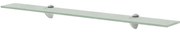 vidaXL Prateleira flutuante vidro 80x10 cm 8 mm
