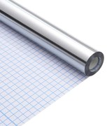 vidaXL Adesivo para Móveis Prateado 90 x 500 cm Plástico