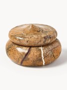 Caixa de jóias em mármore com tampa Meringue