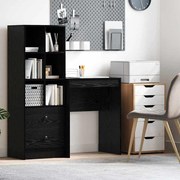 vidaXL Mesa Carvalho Preto 60 x 40 x 76 cm
