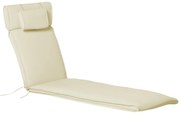 Almofada para Espreguiçadeira 198x53x5cm Almofada Suave para Espreguiç