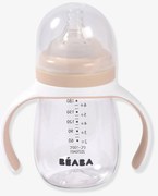 Biberão de aprendizagem 2 em 1, (210 ml), da BEABA bege