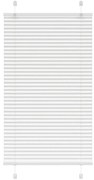 Branco Plissada Cega 80x100 cm Largura Tecido 79,4 cm Poliéster