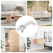 vidaXL Clipes de faixa LED 12 pcs Transparente 23,8 x 7,3 x 4,3 mm