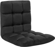 Colchão dobrável microfibra preto