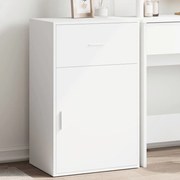 vidaXL Armário de arrumação 56,5x39x90 cm derivados de madeira branco
