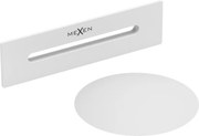 Mexen Torneira Uni com transbordo para banheira independente, branco - 5100-20
