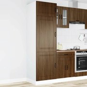 vidaXL Armário de cozinha Kalmar derivados madeira carvalho castanho