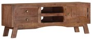 vidaXL Móvel de TV 110x30x40 cm madeira de mangueira áspera