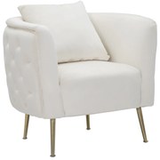 POLTRONA BUCARESTE CREME 76X74X73 CM