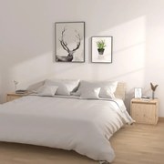 vidaXL Mesas de cabeceira 2 pcs 40x30x40 cm madeira de pinho maciça